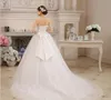 Sexy voir à travers Long Train balle qualité robes de mariée 2018 grande taille robes de mariée Vintage robes de Novia