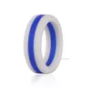 Silicone Wedding Ring Flexible Silicone Wedding Comfortable Fit Lightweight Ring for Men Multicolor Comfortable Design