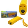 3 in 1 Ultrasonic LED Pet Dog Repeller Stop Bark Dog Training Trainer Device Anti Barking Flashlight 2 Colors AAA4649748817