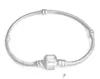 Low Price Factory Wholesale 925 Sterling Silver Bracelets 3mm Snake Chain Fit Pandora Charm Bead Bangle Bracelet Jewelry Gift For Men Women