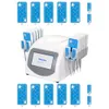 160mw Diode Lipo Laser LLLT Fat Burning Anti-Cellulite Body Sculpting 14 Pads Weight Loss Beauty Slimming Machine Spa