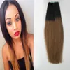 16" 18" 20" 22" 24" 26" 100g Tape In Human Extensions 100g Ombre Color 2.5g Per Piece 40 pieces 100% Real Remy Human Hair