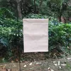 Bandera de jardín de lino en blanco Polyester Burlap Garden Banner Decorative Yard Flag para bordados y sublimación 12x16 pulgadas224a