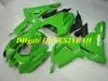 Топ-рейтинг мотоцикл обтекатель комплект для KAWASAKI Ninja ZX10R 04 05 ZX 10R 2004 2005 ABS прохладный зеленый обтекатели набор+подарки KM03