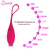 10 Speed Vibrating eggs for women Rechargeab Vibrator Kegel ball Silicone ben wa ball wateproof Adult Product sex toy for Women S15249926