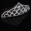 Girls Crowns With Rhinestones Wedding Jewelry Bridal Headpieces Birthday Party Performance Pageant Crystal Tiaras Wedding Accessories #BW-T074