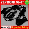 8GIFTS UNPAINTED FULL FAIRING KIT FÖR YAMAHA YZF1000R YZF 1000R YZF 1000 1000R 96 97 98 99 00 01 02 03 04 05 06 07 Fairings Bodywork Body