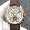 männer braun tourbillon uhr