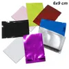 6x9 cm Multi Couleurs Top Ouverte Mylar Feuille D'étanchéité Sous Vide Sac D'emballage pour Les Produits De Cuisson