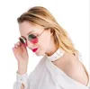 Vintage Round Sunglasses Women Ocean Color Lens Mirror Sunglasses Female Brand Design Metal Frame Circle Glasses2225107