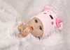 NPK Neugeborene wiedergeborene Babypuppen Silikon Ganzkörper süßes weiches Baby Alive Puppe für Mädchen Prinzessin Kid Fashion Bebe S 55 cm