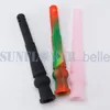Tige en silicone de 5,3 pouces pour tube descendant en silocon en verre Bong, une variété de couleurs sont facultatives - SRS431