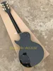 Custom Black Electric Guitar 3 Pickups with Tremolo system Yellow binding classic Les electric guitar New Style6209642