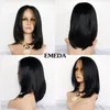 New Arrive Brazilian Human Virgin Remy Baby Soft Hair Lace Front Full Lace Bob Straight Wigs 130% Desnity Unproccessed Natural Black Color