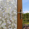 Promotionele 45cm breedte matte matte raam film venster stickers privacy sticks geen lijm venster stickers elektrostatisch