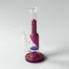 9 Inch Heady Glass Bongs Hookahs Water Pipes 14mm Female Joint Beecomb Percolator Oil Dab Rigs Straight Tube Bong With Bowl