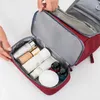 HMUNII حقيبة أدوات الزينة المعلقة سفر نساء مستحضرات التجميل كيس مقاوم للماء أكسفورد لمجموعة مكياج الفصل الرطب والجاف لـ MEN7971580