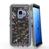 Bling Case Crystal Liquid Glitter Protect Designer Telefon Väskor Robot Stötskyddad icke-vattentät baksida för ny iPhone 13 S21 Not 20