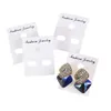 Wholesale 100Pcs Fashion Jewelry Earring Cards Mini Plastic Earring Stud Organizer Holder Hanging Display Card Studs Holder 30*40 MM