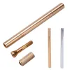 1Pc Permanent Stainless Steel Makeup Eyebrow Tattoo Manual Pen Microblading Pen Tattoo Machine Gold Sliver