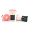 New Lovely Excellent Pink Flower Face Single Brush Kabuki Blush Powder Brush Cosmetics Cheek Makeup Brush