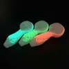 Glow in the Dark Glass Smoking Pipe Pyrex Olie Burner Pijp Hoofddienst Glazen Lepel Hand Pipe Scorpion Lichtgevende Roken Accessoires DHL Gratis GID10