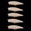 POPPER BLANC BLANCHE PISCINE PÊCHE LURE DE PÊCHE DE PÊCHE 9.6G / 9CM 6.5G / 7,5 cm 9.6g / 8.5cm Baits en plastique peint bricolage