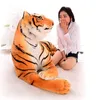 高級シミュレーション動物の虎ぬいぐるみリアルな動物虎のおもちゃポップ装飾写真小道具71inch 180cm DY50270