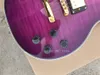I lager Anpassad elektrisk gitarr med Flame Maple Top i Purple Color är alla färg tillgängliga högkvalitativa GUITARRA8564037
