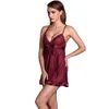 Sexy Chemises De Nuit Vêtements De Nuit Femmes Robe De Nuit Dentelle Broderie Sexy Lingerie Babydoll Femmes Vêtements De Nuit D'été S923