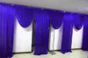 6m wide swags of backdrop valance wedding stylist backcloth swags Party Curtain Celebration Stage Background designs and drapes