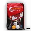 Высококачественная практичная ракетка для настольного тенниса из углеродного волокна, резиновая ракетка для настольного тенниса с сумкой сверху, рекомендуется