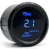 DRAGON GAUGE 2 inch 52MM Boost Turbo Gauge Black Color Digital Blue Led 12 bar3938749