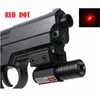 Red Dot Laser Sight Para Pistola Ajuste 11mm20mm Picatinny Rail Para HuntIing 50-100 Metros Alcance 635-655nm