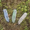 3 färger kullager flipper vik kniv D2 sten tvättblad TC4 Titanlegering Hantera EDC Pocket Knives