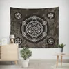 Love Strength Fortune Hanging Tapestries Ouija Etnische Home Dorm Kamer Tapijt Vintage Europese Hekserij Tapiz Decor Tenture