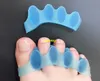 10pairs / Lot Silikonowy Żel Pielęgnacja stóp Kierownik Protector Separatory Separatory Prostownica Respeniter Korektory Korekta Hallux Valgus Korekta