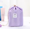 Mode vatvormige reizen cosmetische tas make-up tas trekkoord elegante drum wasset tassen make-up organizer opslag schoonheid tas