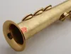Ankomst Yanagisawa S-991 S-WO10 Guldpläterad saxofon sopran B (b) Tune B Flat Sax Brass Instrument med munstycke