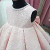 Cute Baby Girl Dress Beaded Baptism Dresses for Girls 1 Year Birthday Party Dress Christening Gown Infant Clothing Bebes Vestido