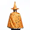 7 Colors New Fashion Cute Halloween five-pointed star costumes Wizard Witch Hat Party Cosplay Props Clear Hats for Kids Clacks