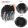 WHOEL HAIR 12inch Brazilian Curly Synthetic Hair Weave Bundles Sewing in Hair Extensions with Closure One Pack kinky curly5065868