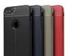 NEW SOFT TPU Silikon Case Anti Slip Läder Textur Telefon Väska Skydd till iPhone X 8 7 6 6s Plus 5 5S Samsung Note 8 S7 Edge S8 S9 Plus