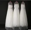 160 cm 180 cm trasparente abito da sposa parapolvere morbido tulle borse per abiti abito da sposa resistente ai graffi sacchetto di filato netto 20 pezzi
