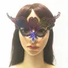 Máscara de cara de encaje colorido fiesta de disfraces mujeres máscaras de ojos Sexy princesa reina máscara hueca Cosplay accesorios de graduación disfraz exótico