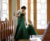 Güzel küçük Kız Bebek Yarışması Elbise Emerald Green Cap Kollu Çay Boyu Katmanlı Balo Çiçek Kız Elbise komünyon törenlerinde m1