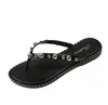 Vrouwen slippers zomerstrand slippers comfortabele slippers sandalen vrouwen parel mode slippers dames flats schoenen