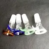 Cam Kase Huni Slayt Slide Slides Sigara Araçları Aksesuarlar 2 Stiller 14mm 18mm Hookahlar için 18mm BBOBLO TÜK SU BONG YAĞLAR