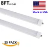 8 Foot Led Lights, F96T12 8ft Led Bulbs Fluorescent Replacement, T8 T10 T12 96" 45Watt FA8 Single Pin LED Shop Lights