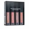 Drop Ship Liquid Lipstick Kit den röda nakna Brown Pink Edition Mini Liquid Matte Lipstick 4st/Set (4 x 1,9 ml) Holike